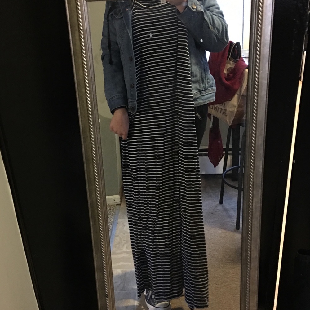 Stripped maxi/midi  Dress
